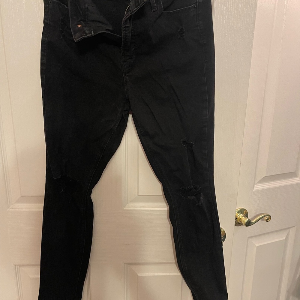 H&M Charcoal Denim Pants